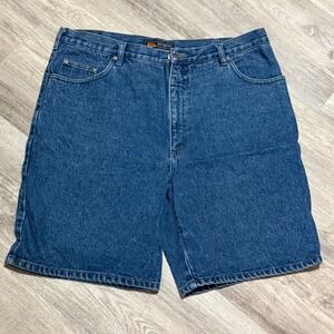Route 66 Mens Relaxed Fit Blue Denim‎ Jean Shorts Size 38
